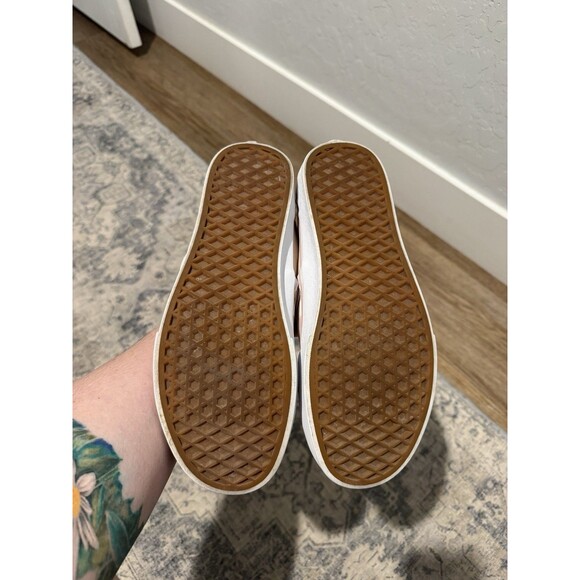 Vans Women's Size 9 Pink Checkerboard Classic Slip-On Shoe Canvas Skater Sneaker - Picture 3 of 7